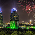 KING AND QUEEN BUILDINGS FIREWORKS